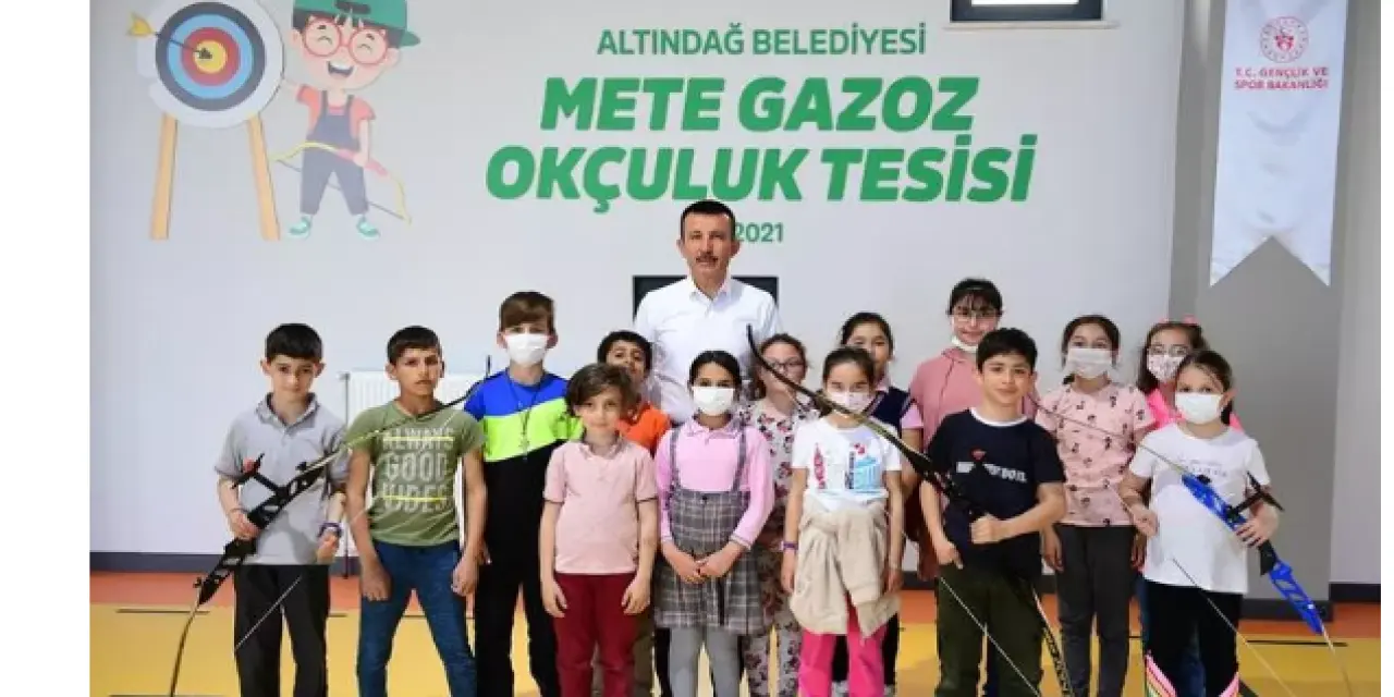Altındağlı çocuklar okçuluğu öğreniyor
