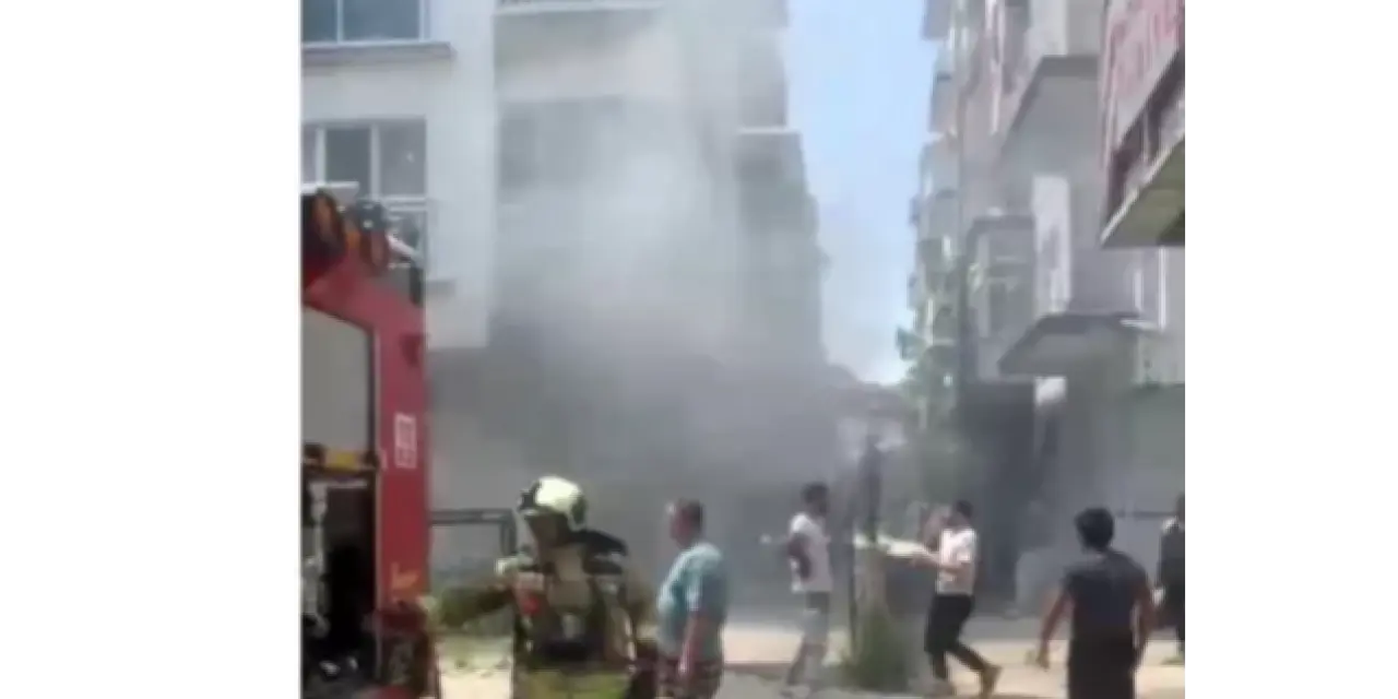Ankara’da binada çıkan yangın paniğe sebep oldu