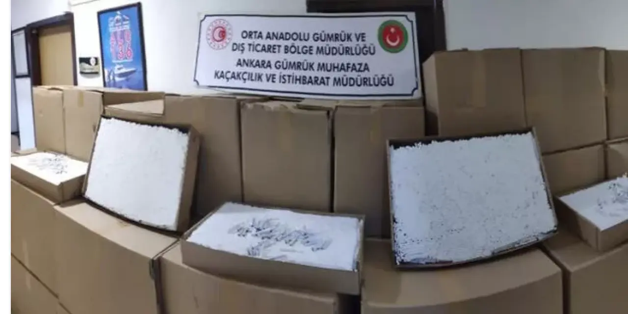Gümrük muhafaza ekipleri kaçak sigara üreticilerine operasyon düzenledi