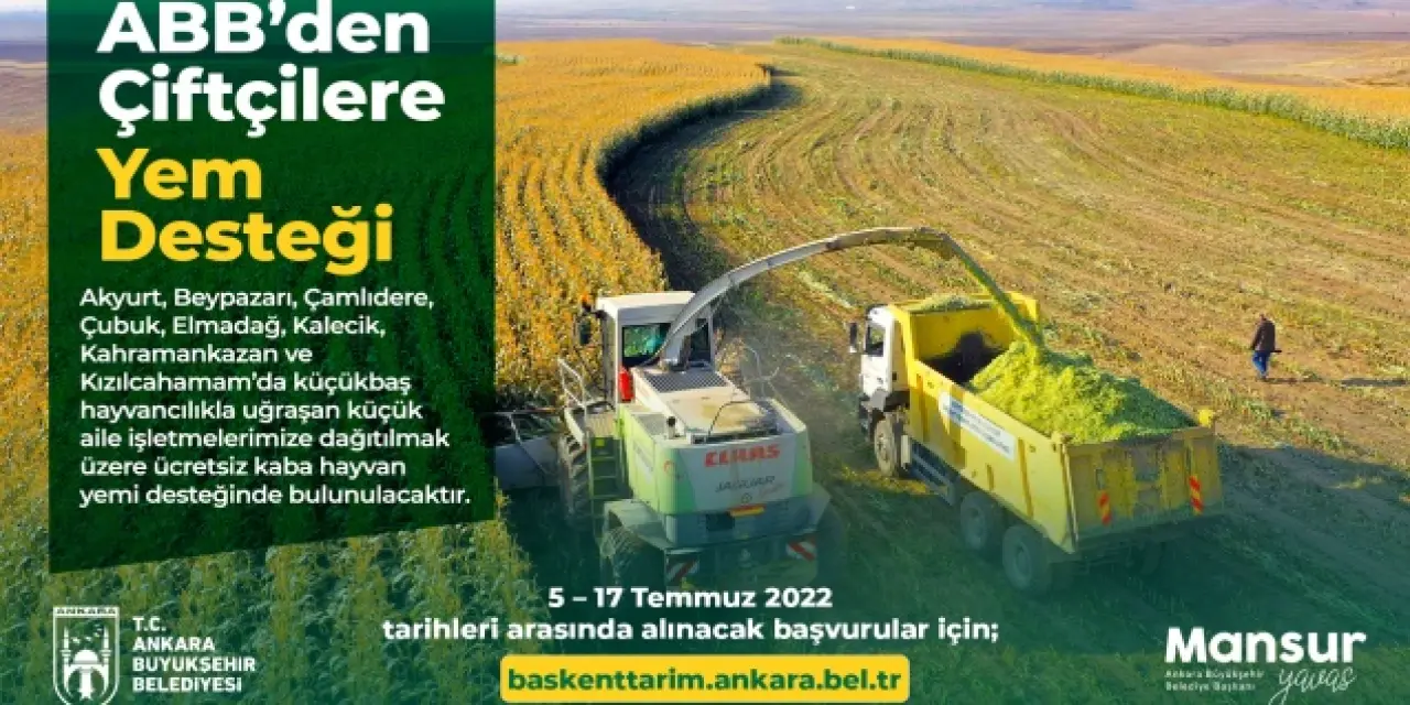 ABB’den Hayvan Yetiştiricilerine Ücretsiz Yem Desteği
