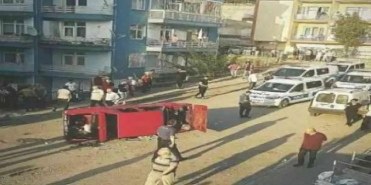 Ankara'da araçları ile drift yapan sürücüye tepki!