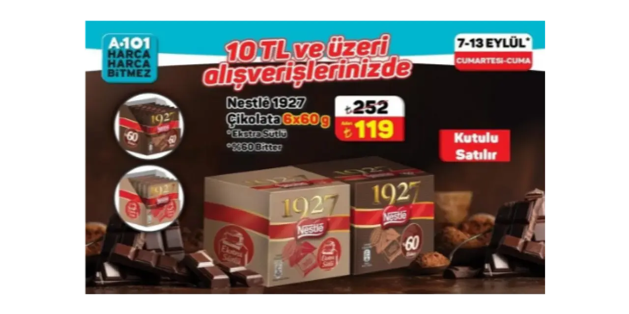 A101 Market'te 7-13 Eylül 2024 İndirimleri