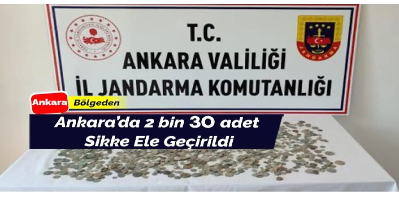 Ankara'da tarihi öneme sahip sikkeler bulundu
