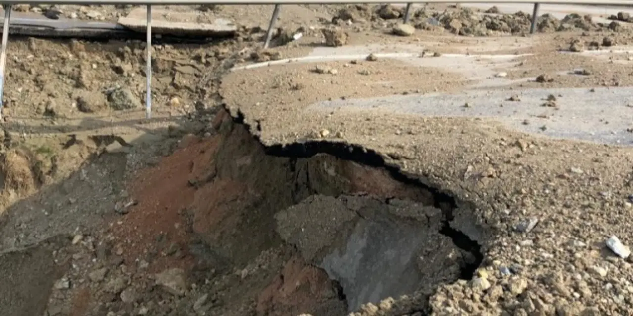 Yağmurda Çamlıdere Barajı 1 No.Lu İsale Hattı Zarar Gördü