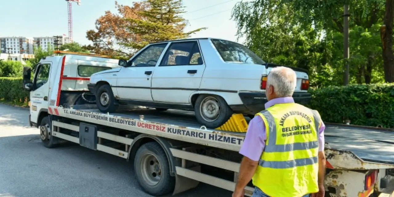 Ücretsiz araç çekici hizmeti sürüyor