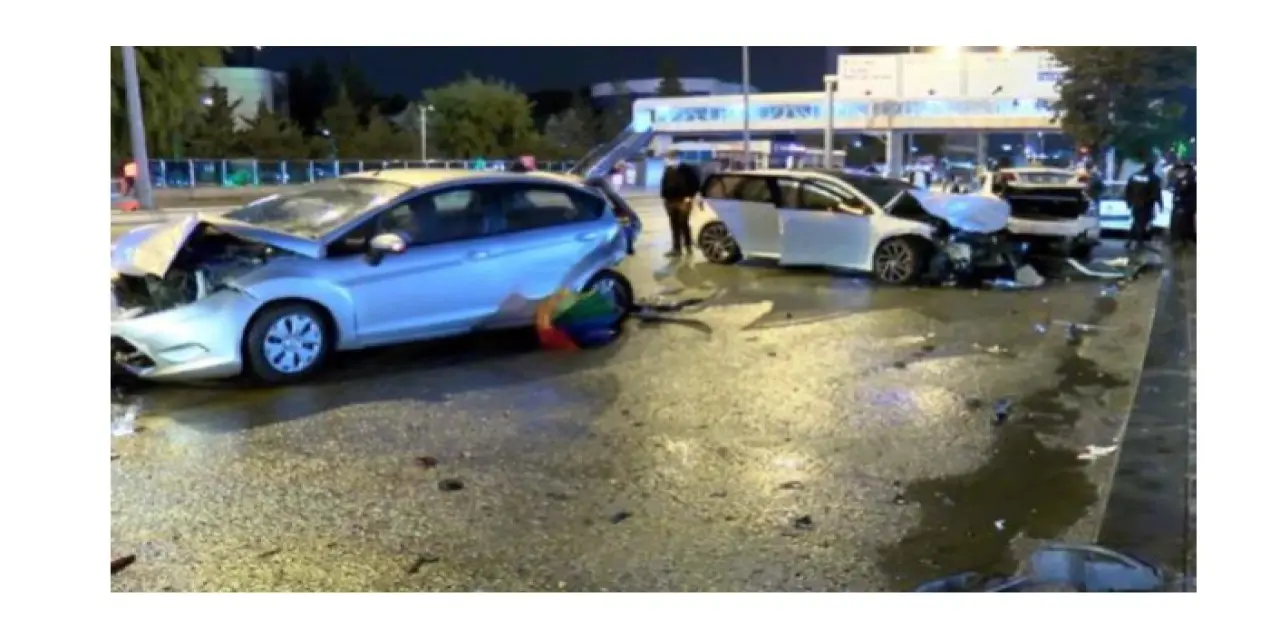 Son dakika haberi: Ankara'da 7 aracın karıştığı kaza:2 yaralı